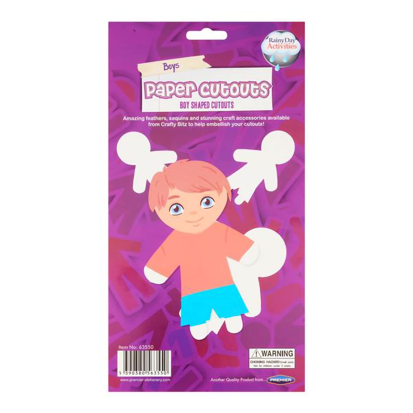 Crafty Bitz Cutouts Boys Design Pack of 15