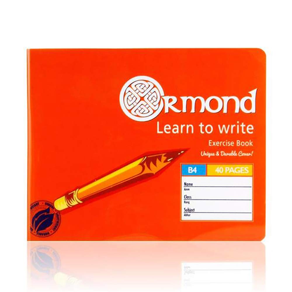 Ormond 40pg Learn to Write Exercise Book Durable Wipe Clean Cover