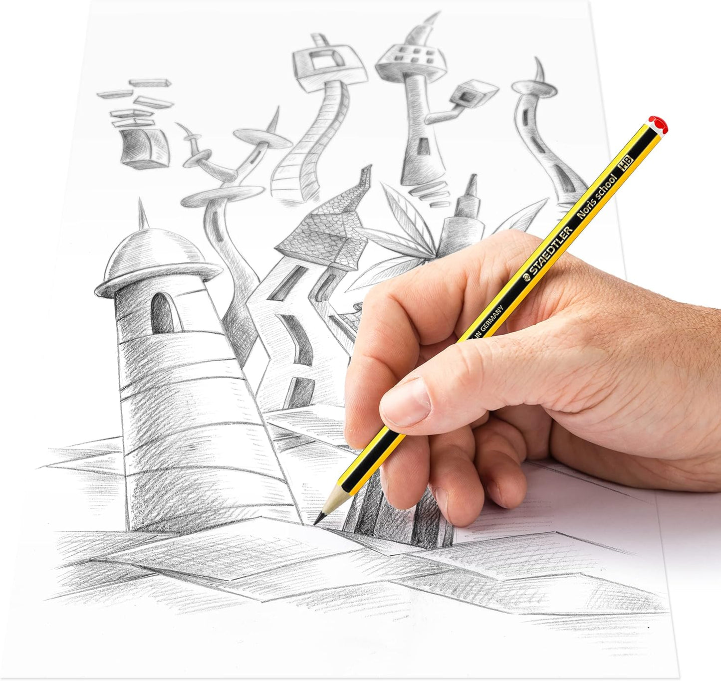 STAEDTLER 121-2 BK5D Noris 5 x HB Pencils