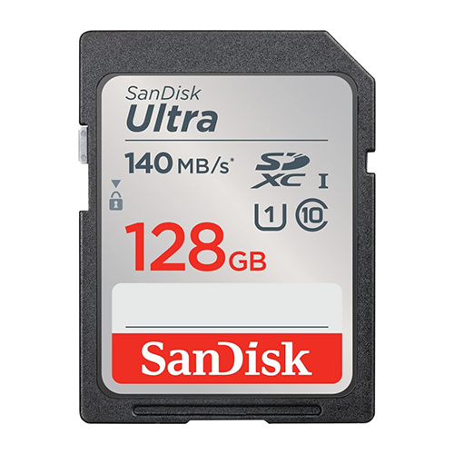 SanDisk Ultra 128GB MicroSDXC UHS-I Class 10 Memory Card