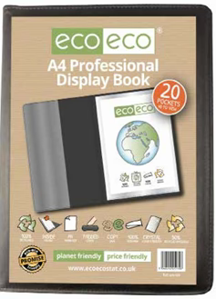 eco-eco Recycled A4 Display Books