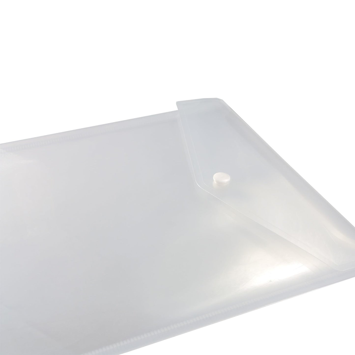 eco-eco Recycled Clear Press Stud Popper Wallets A6, A5 or A4
