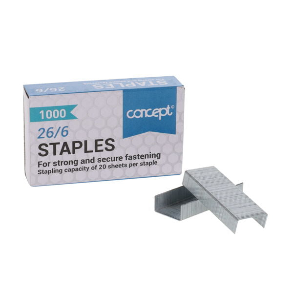 Concept 26/6 (No.56) 2 x 1000 Staples