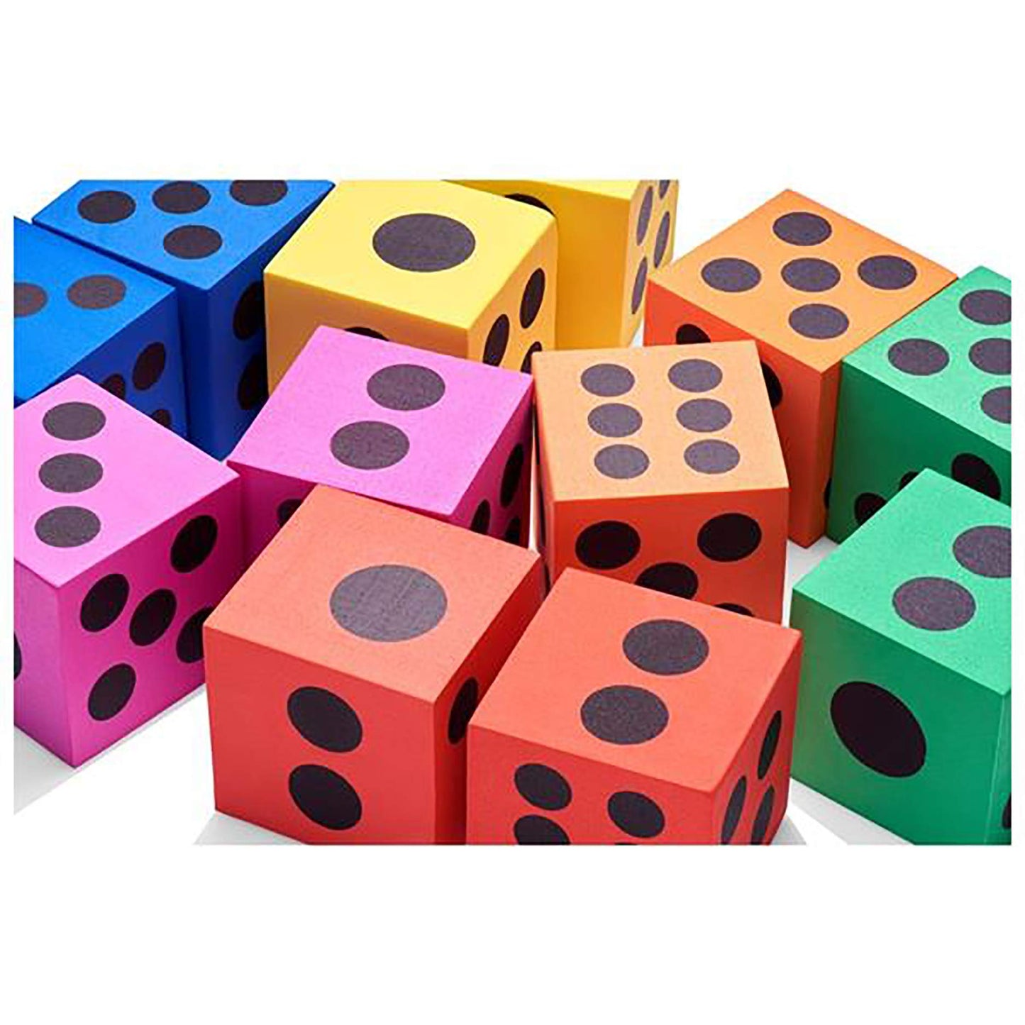 Premier Stationery Clever Kidz Eva Foam Number Dice Pack of 12