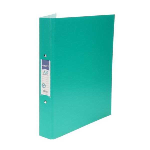 A4 Polyproylene Ringbinders Black 4 Colour Choice