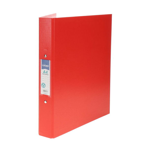 A4 Polyproylene Ringbinders Black 4 Colour Choice