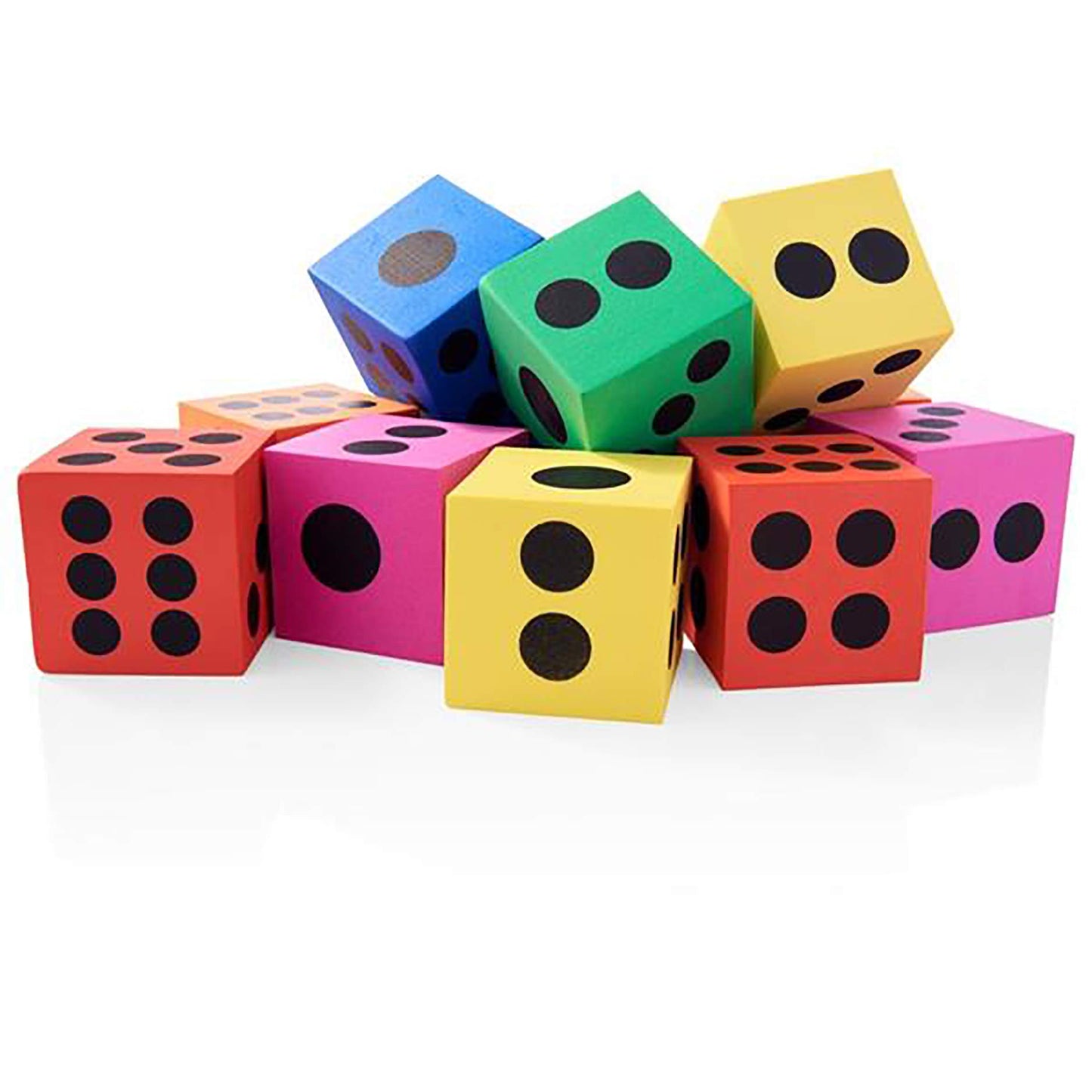 Premier Stationery Clever Kidz Eva Foam Number Dice Pack of 12