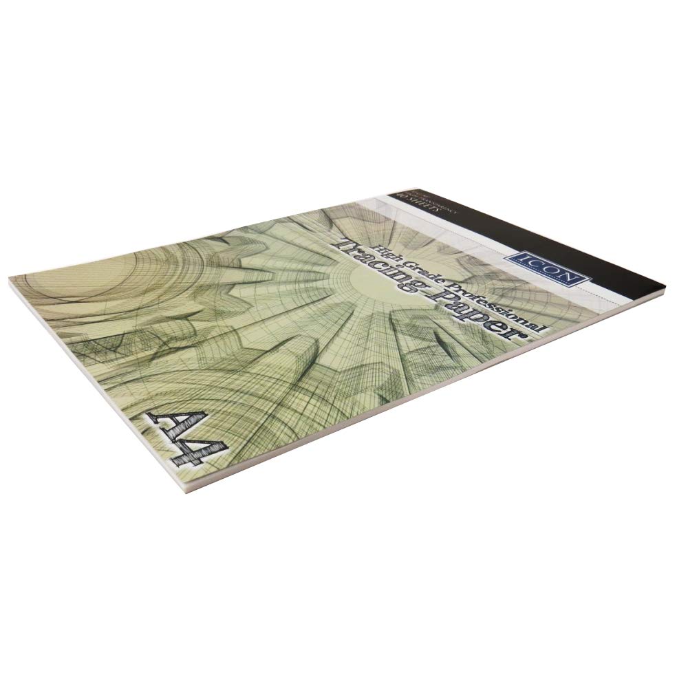 Icon A4 70gsm Profesional Tracing Paper 40 Sheet Pad