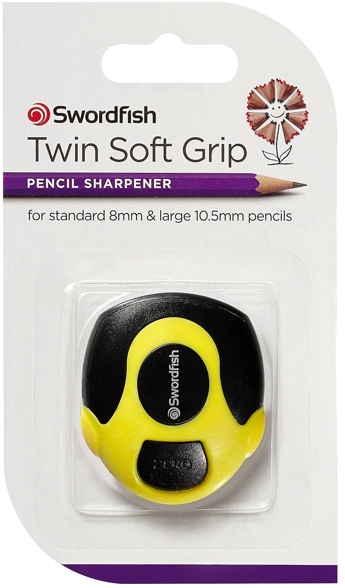Swordfish "Twin Soft Grip" Pencil Sharpener
