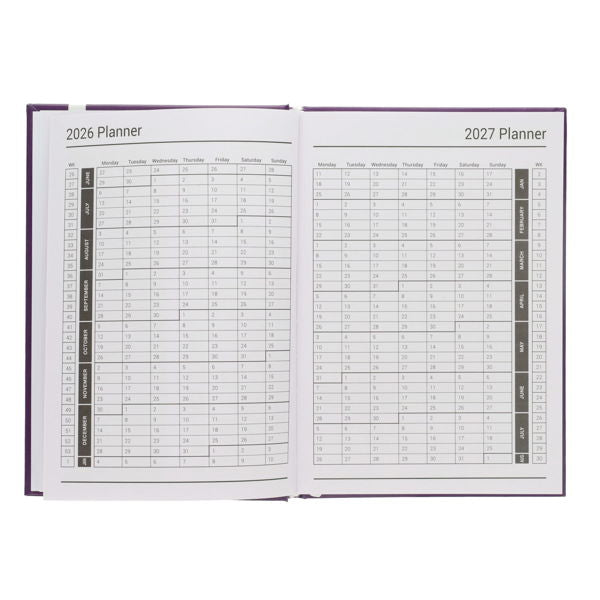 A5 Academic 2026/27 Diary Week To View
