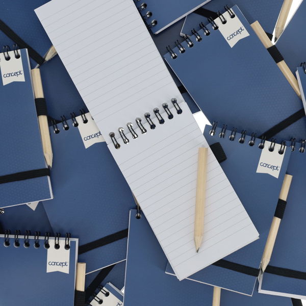 A7 192pg Little Black Notebook with Elastic Closure
