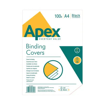 100 x Black Leather Effect Covers for Wire and Comb Binding Machines