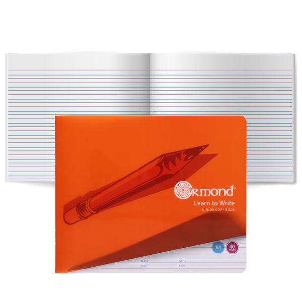 Ormond 40pg Learn to Write Exercise Book Durable Wipe Clean Cover