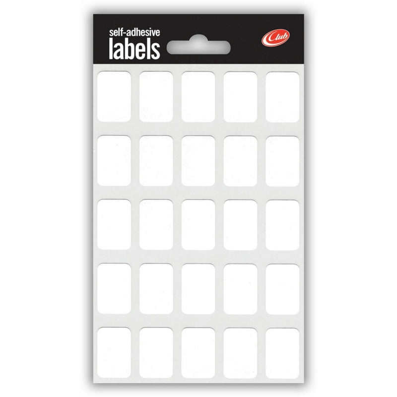 White Self Adhesive Labels