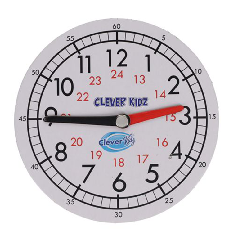 TIME TEACHING CLOCK / MAGNETIC