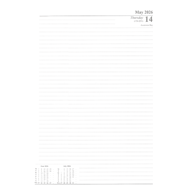 A4 2026 Week To View Diaries