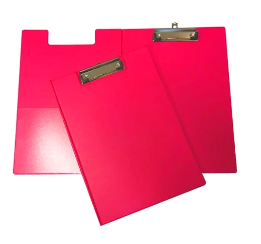 A4 Coloured Foldover Clipboards 5 Colour Choice