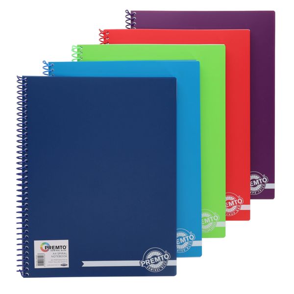 A4 160 page Wirebound Ruled Book
