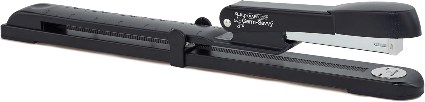 Rapesco Marlin Long Arm Stapler, Black