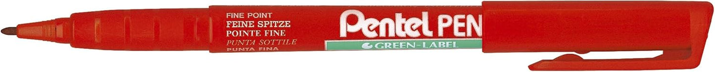 Pentel NMS50 2mm Fine Permanent Markers 89% Recycled Plastic