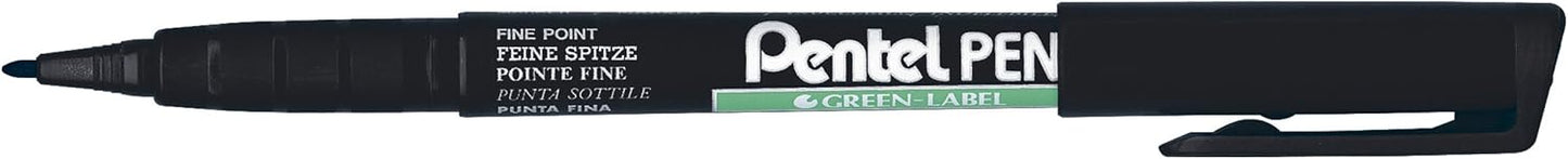 Pentel NMS50 2mm Fine Permanent Markers 89% Recycled Plastic