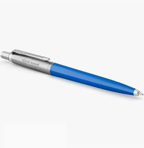 Parker Jotter Ballpoint Pen Magenta or Blue Medium Point Blue Ink