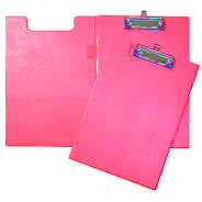 A4 Coloured Foldover Clipboards 5 Colour Choice