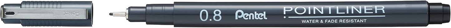 Pentel Pointliner Drawing Pens 0.03 - 1mm