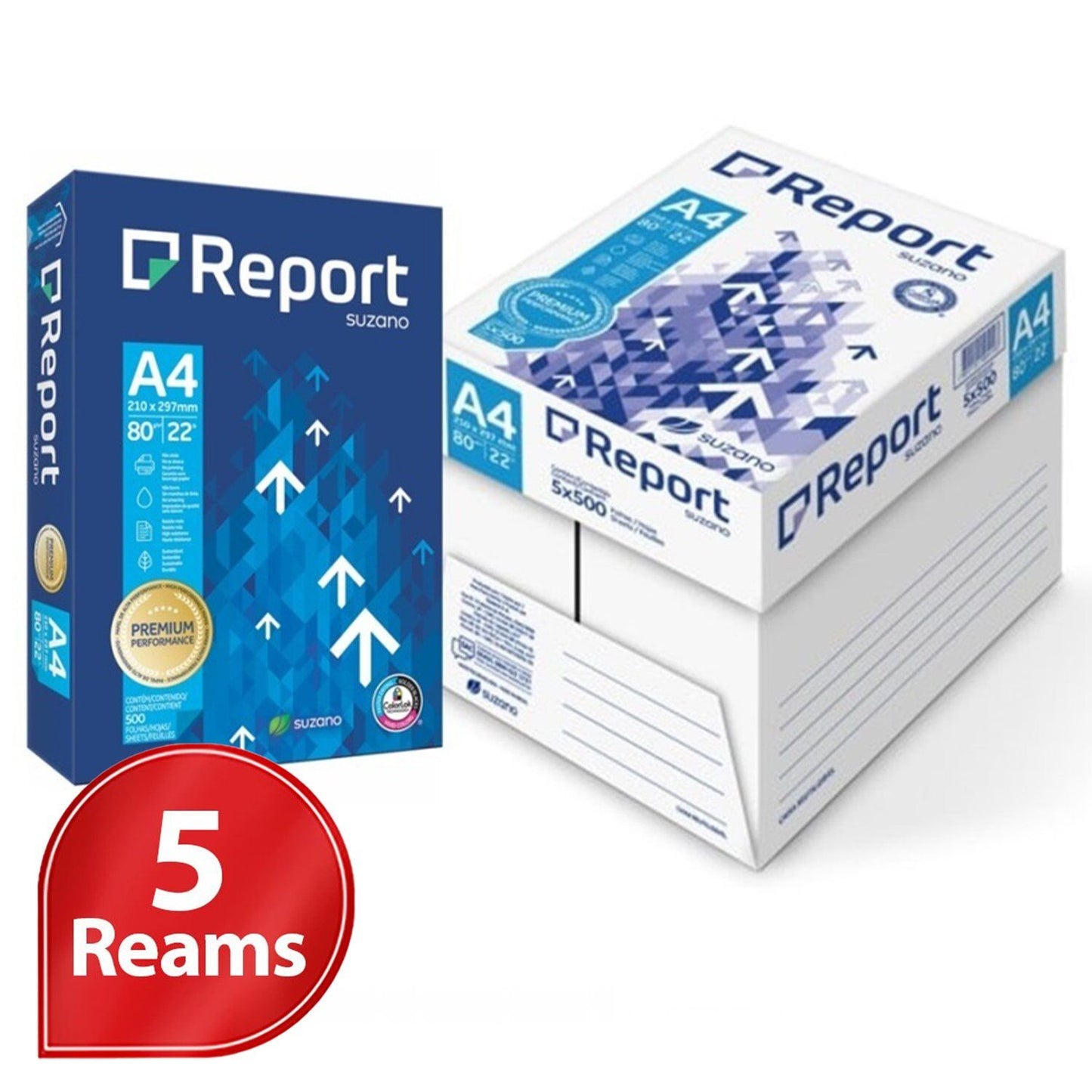 A4 Report White Paper 80gsm
