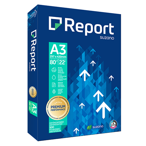 Report A3 White Paper 80gsm 500 Sheets