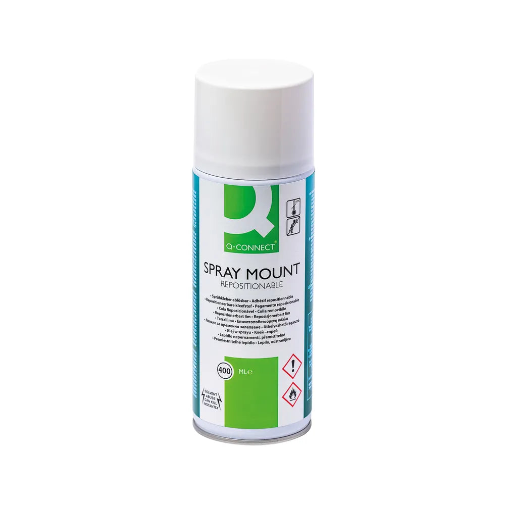 Q-Connect Quick Mount Aerosol Adhesive 400m
