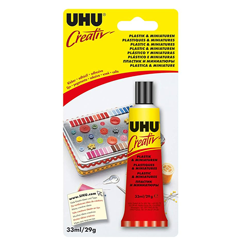 UHU Creative Plastic Adhesive 33ml
