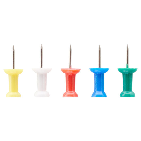 Premier Stationery Multicolour Map Push Pins Pack - 30