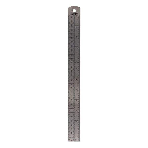 Stainless Steel Straight Edge Ruler - 12" 300mm 30cm
