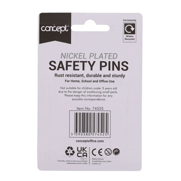 Premier Stationery Safety Pins Pack - 50