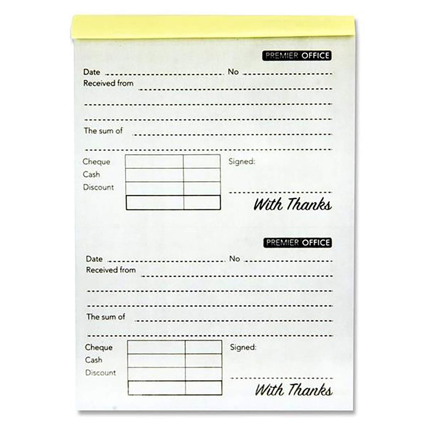 Premier Depot Carbonless Duplicate Receipt Book