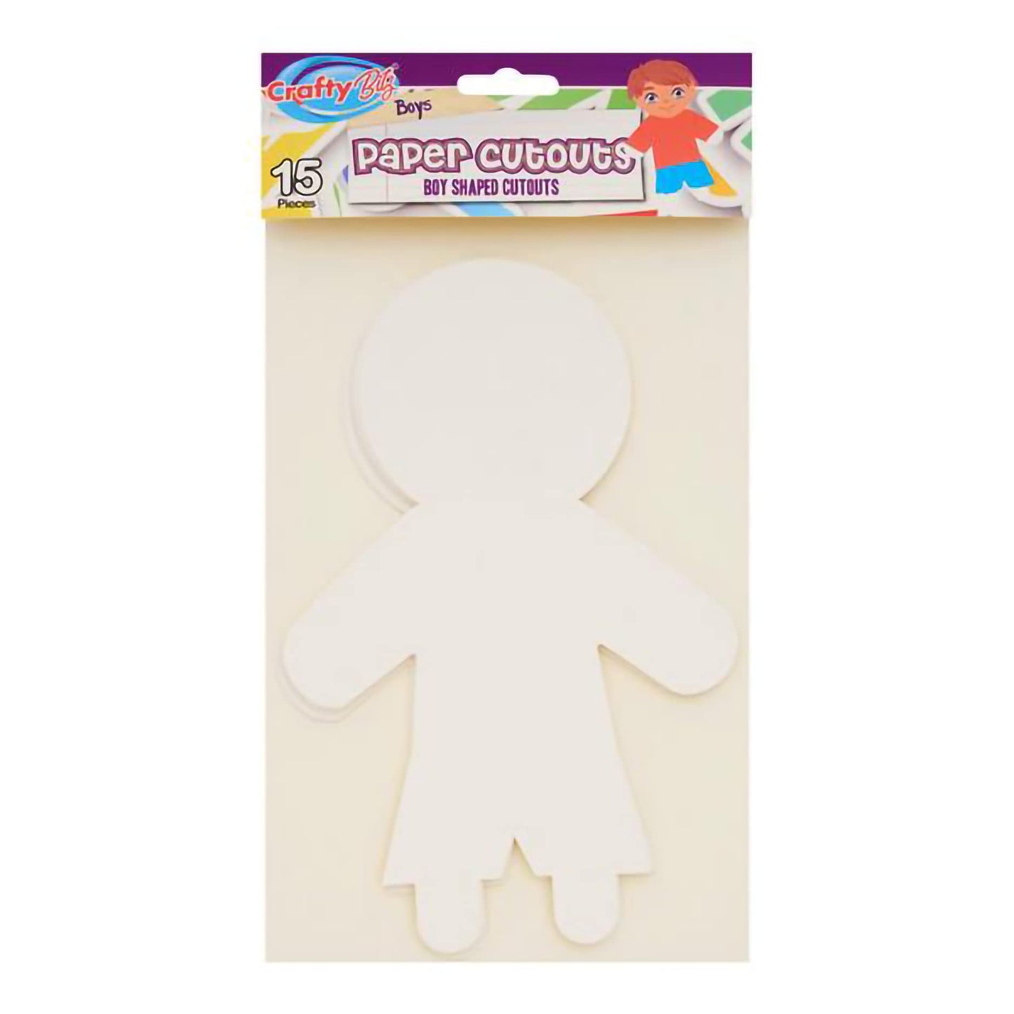 Crafty Bitz Cutouts Boys Design Pack of 15