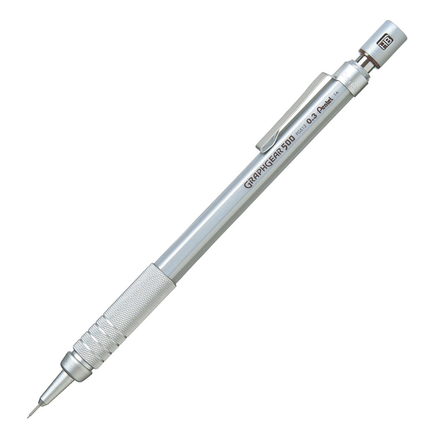 Pentel Graphgear 500 Mechanical Pencil 0.3mm, 0.5mm, 0.7mm or 0.9mm HB