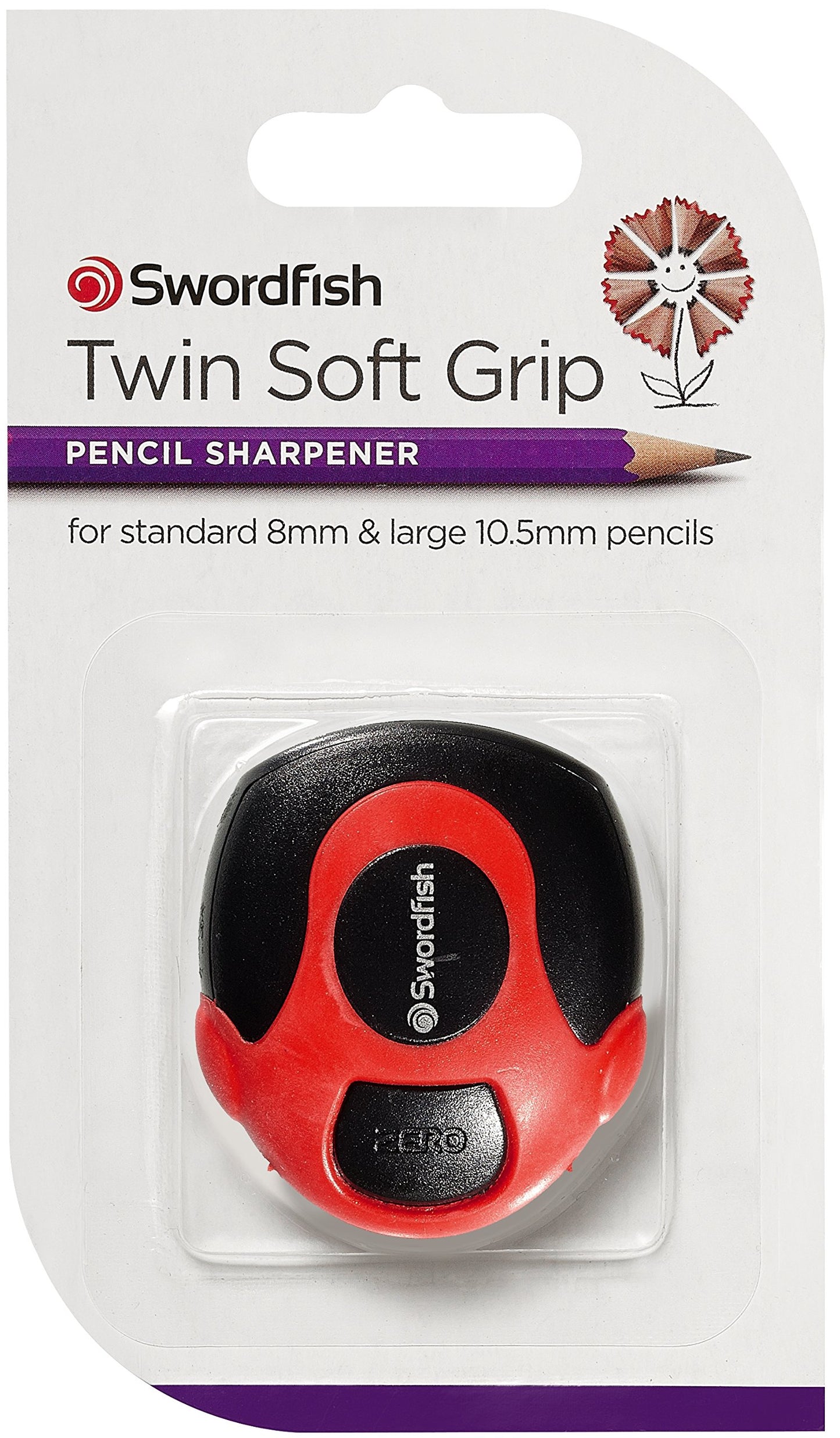 Swordfish "Twin Soft Grip" Pencil Sharpener