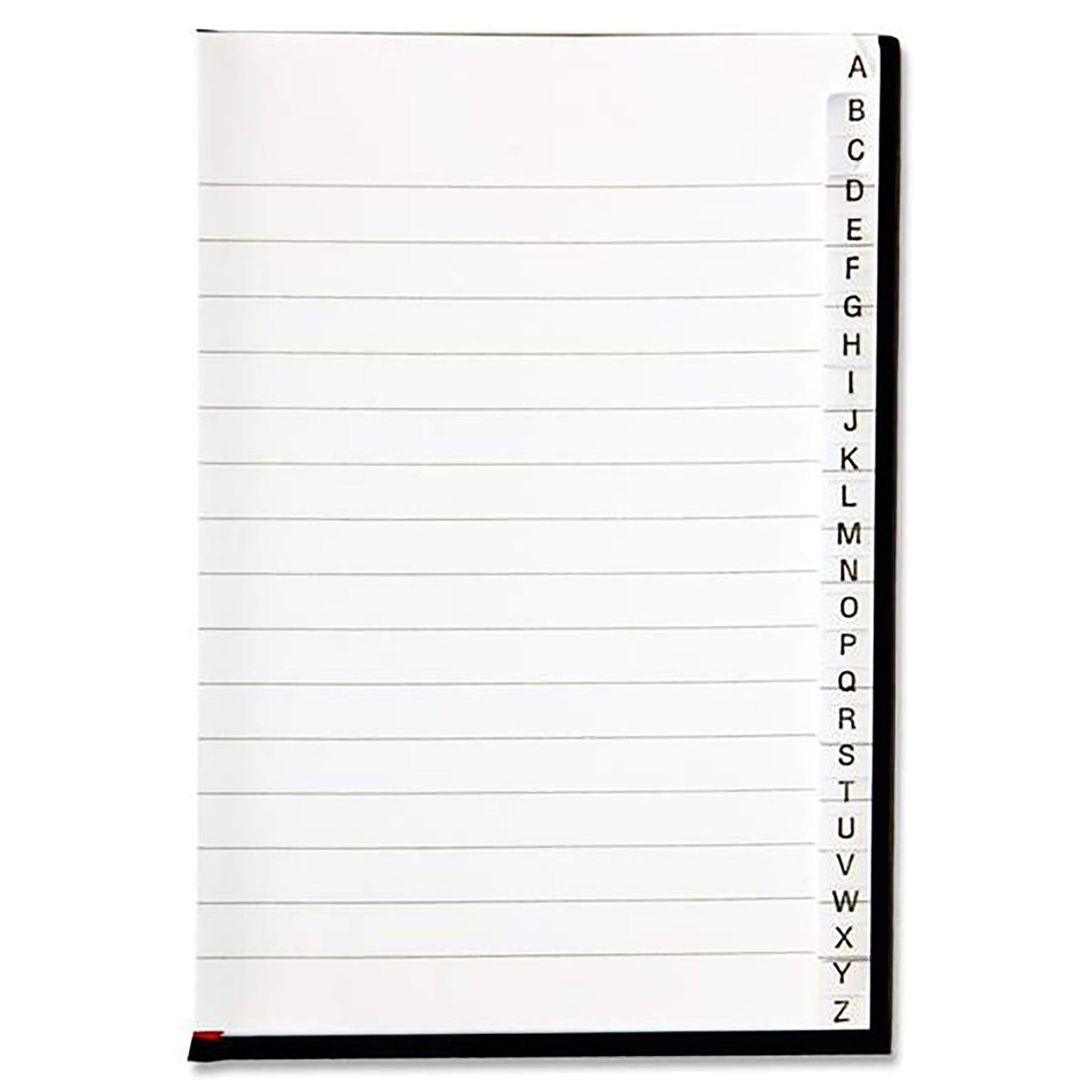 A-Z Index Books Ruled White Pages A6, A5 or A4