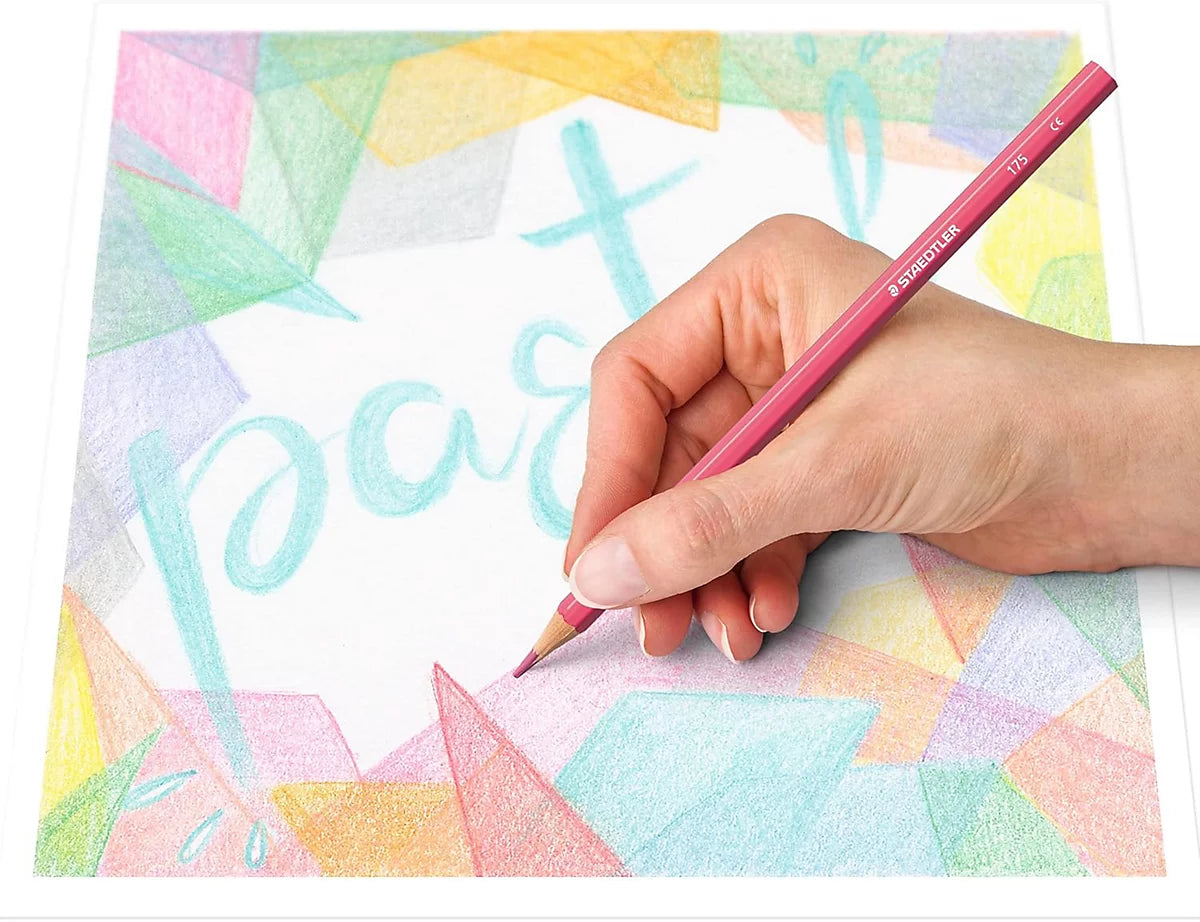 Staedtler Pastel Colouring Pencils 12 Pack - 175 C12 Y