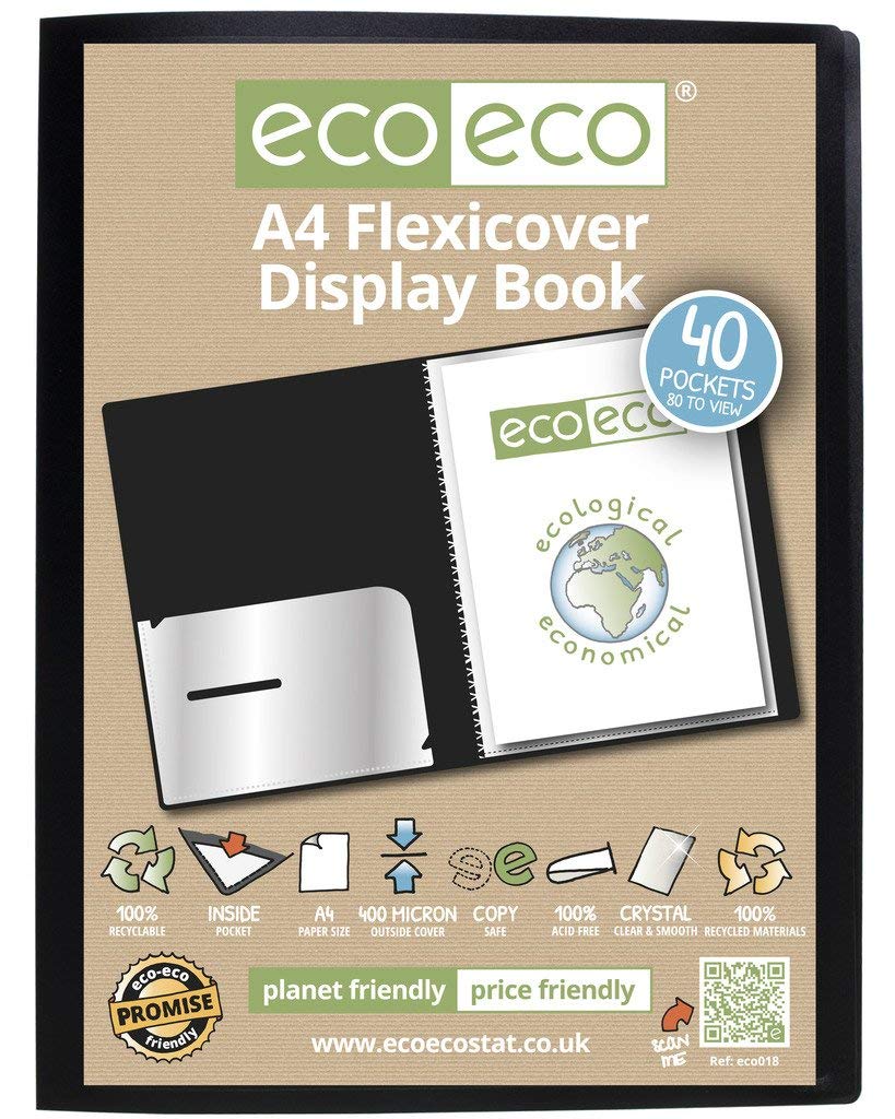 eco-eco Recycled A4 Display Books