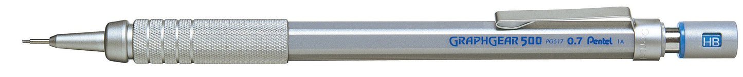 Pentel Graphgear 500 Mechanical Pencil 0.3mm, 0.5mm, 0.7mm or 0.9mm HB