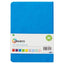 A5 192pg Hardcover Notebook with Elasticated Button Closure - Printer Blue