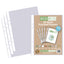eco-eco A5 100% Recycled Glass Clear 45 Micron 25 or 100 Punched Pockets