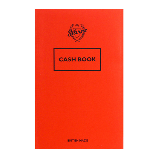 Silvine Red Cash Book 72 Pages 36 Sheets
