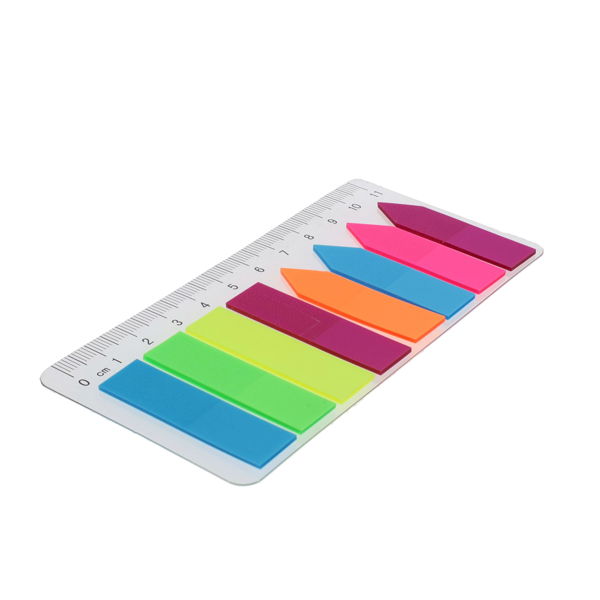 Premier Stationery 11 cm Stik-ie Notes Flag Page Markers on Ruler W2155715