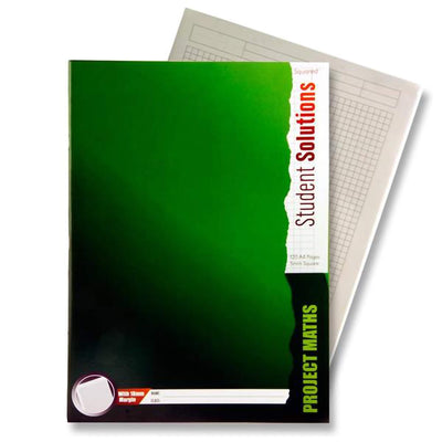 Student Solutions A4 120pg 5mm Square Project Maths Softback Copy Book