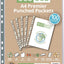 eco-eco A4 100% Recycled Premier Glass Clear 90 Micron 25, 50 or 100 Punched Pockets