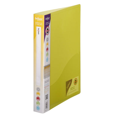 Snopake Ring Binder A4 Clear Yellow